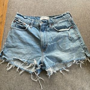Abercrombie & Fitch Curve Love Mom Shorts